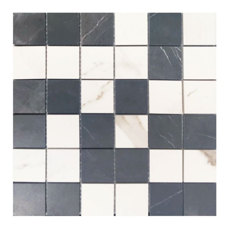 Prestigio Statuario-Marquinia Mix Soft Mosaic 12 x 12